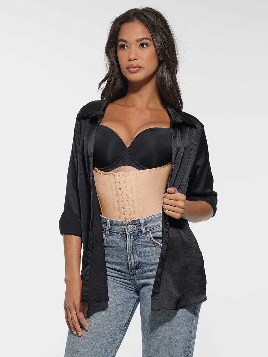 Wholesale Post-Surgery U-Shaped Chest Support 7 Steel Bones Body Shapewear.