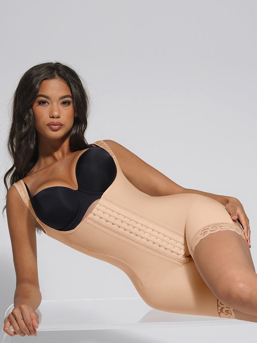 Wholesale Post-Surgery U-Shaped Chest Support 7 Steel Bones Body Shapewear.