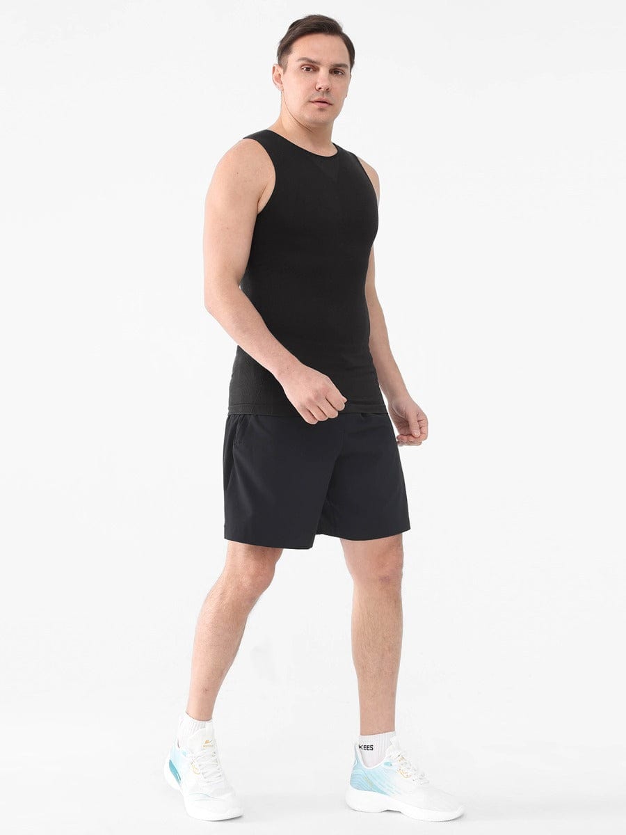 Wholesale Men Seamless Shaper Compression Tummy Control Tank Top.