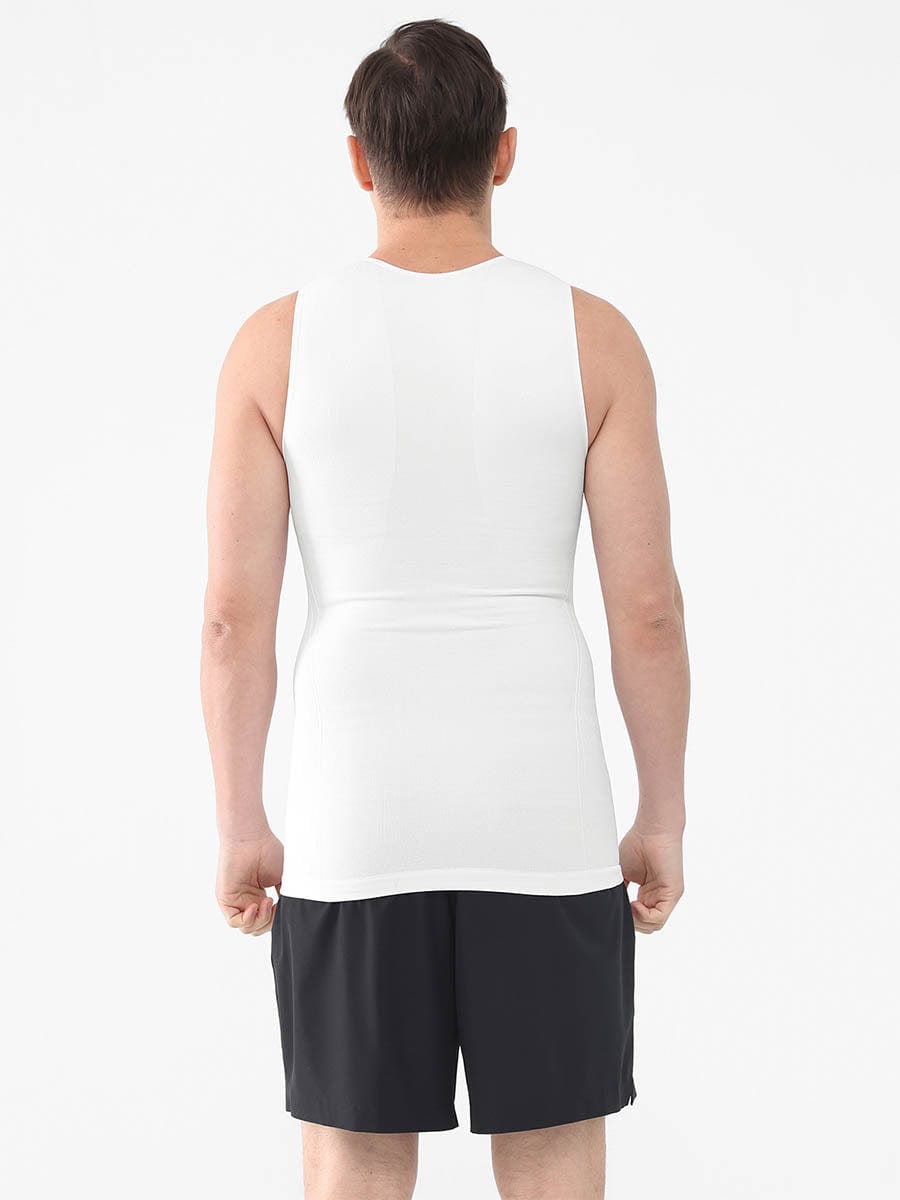 Wholesale Men Seamless Shaper Compression Tummy Control Tank Top.