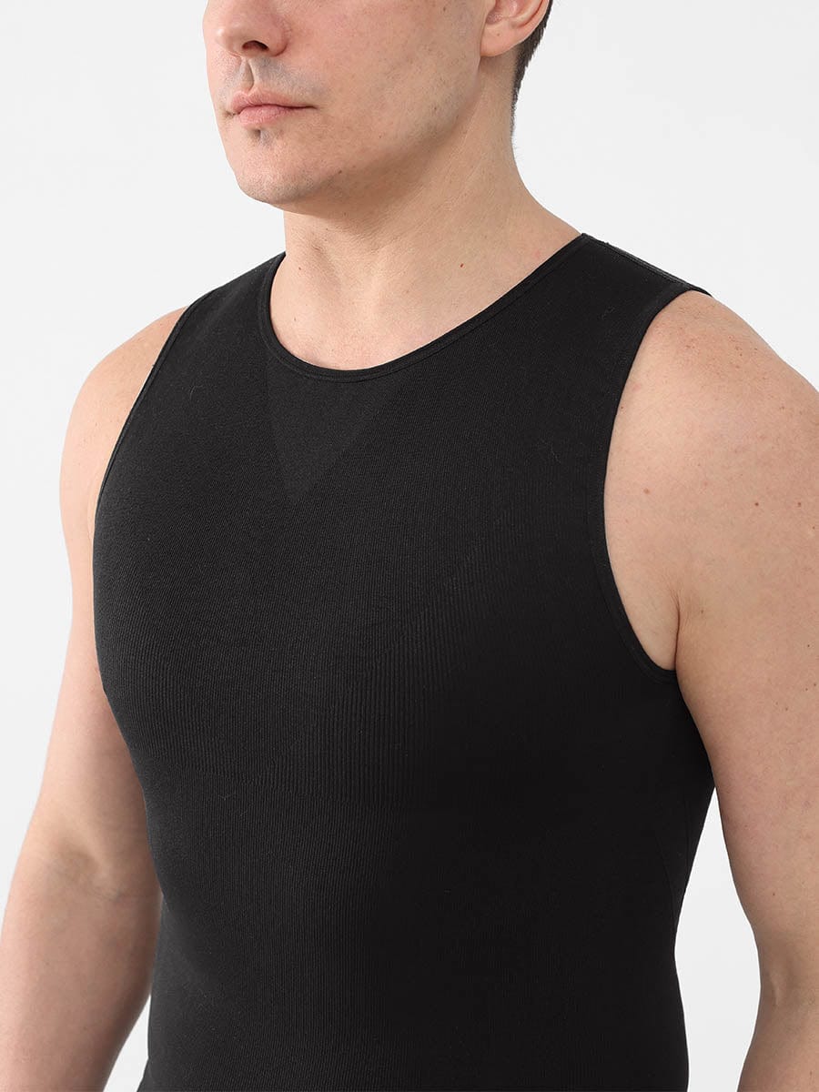 Wholesale Men Seamless Shaper Compression Tummy Control Tank Top.