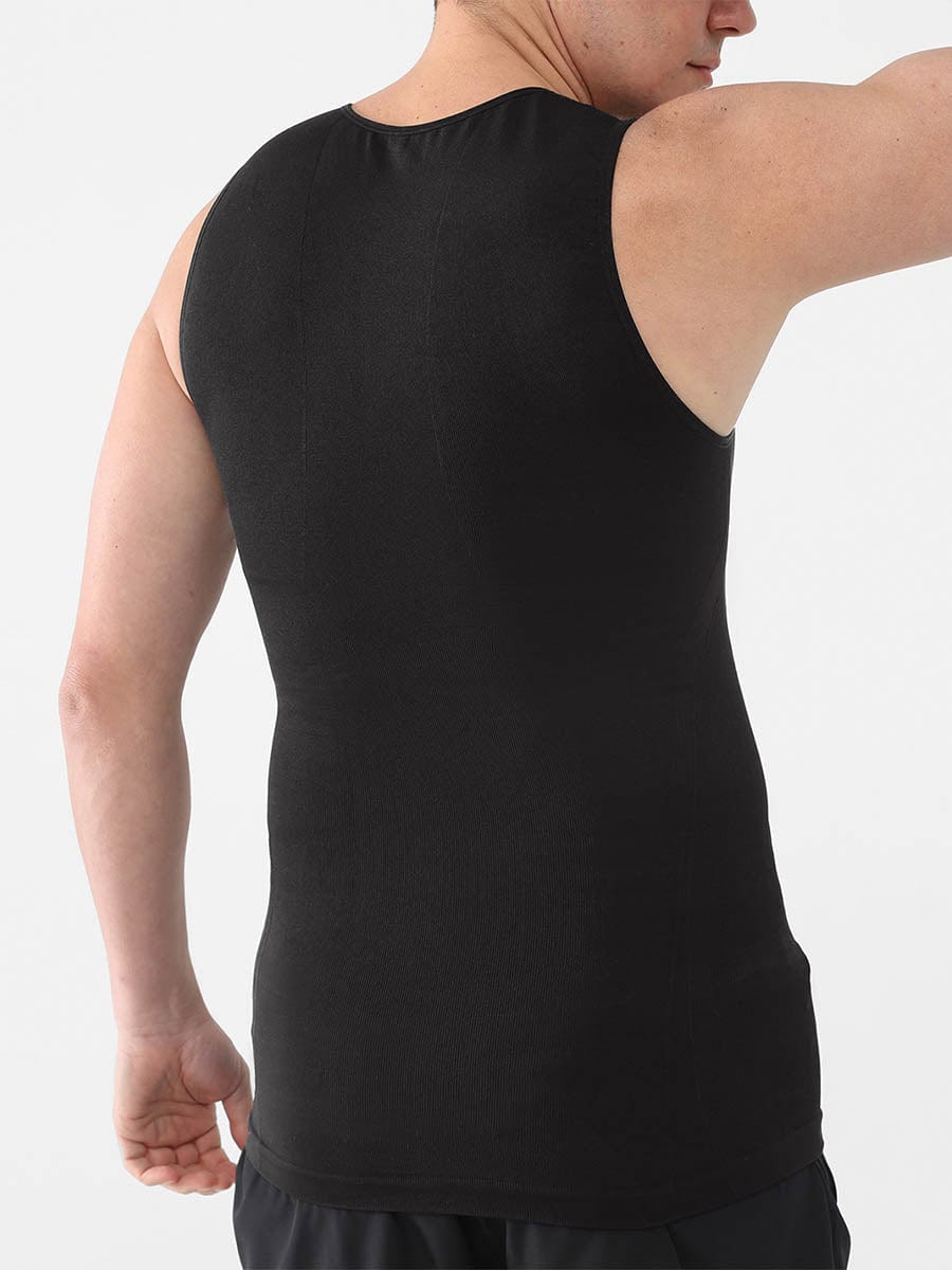 Wholesale Men Seamless Shaper Compression Tummy Control Tank Top.