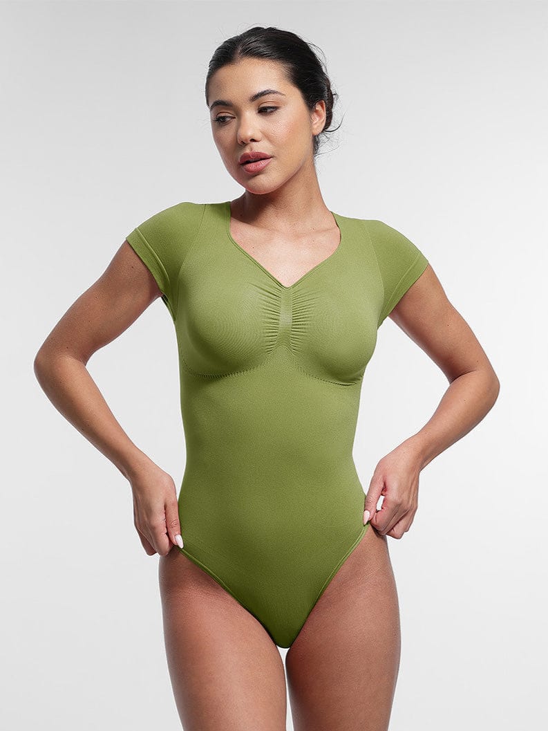 Wholesale Bust Support Waist & Abdomen Shaping Thong Bodysuit.
