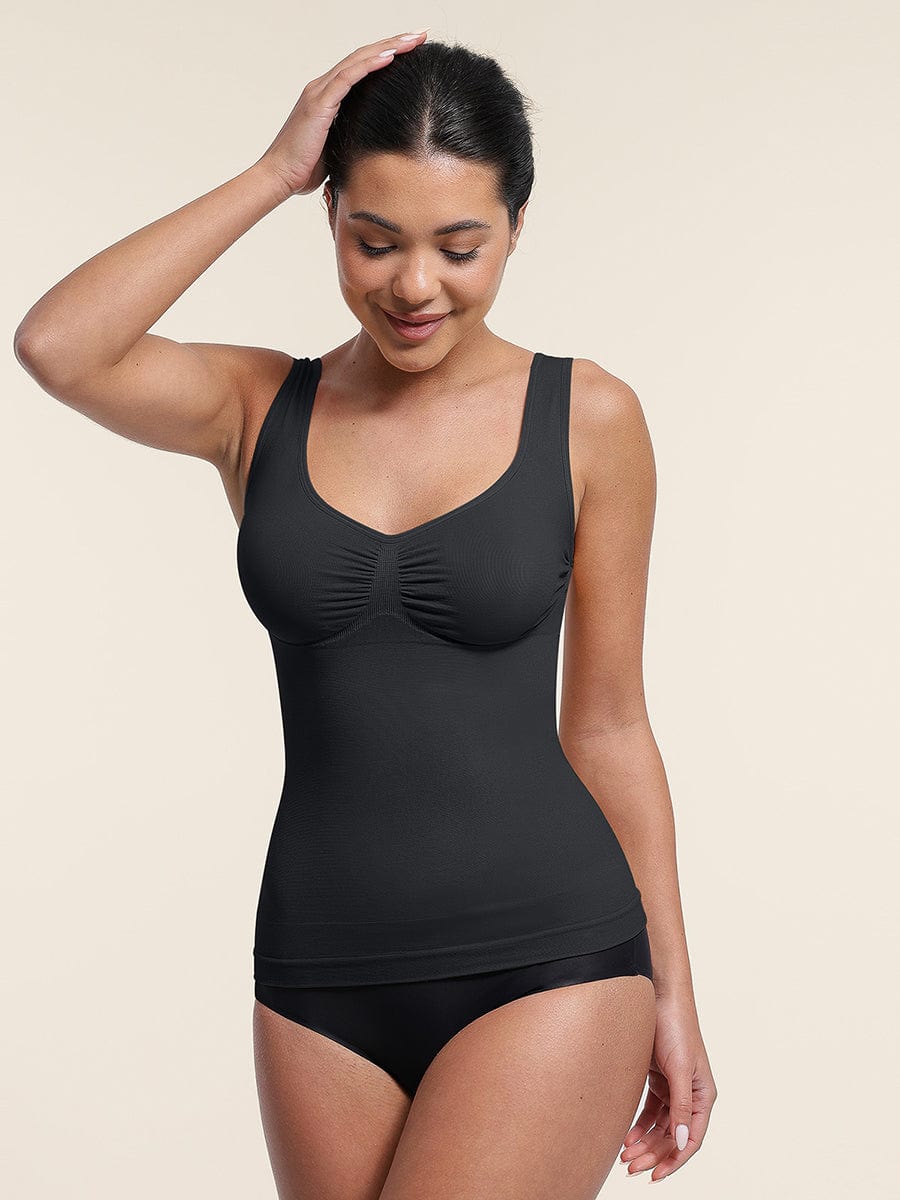 Wholesale Seamless Bust Support Waist & Abdomen Control Shape Tank Top.