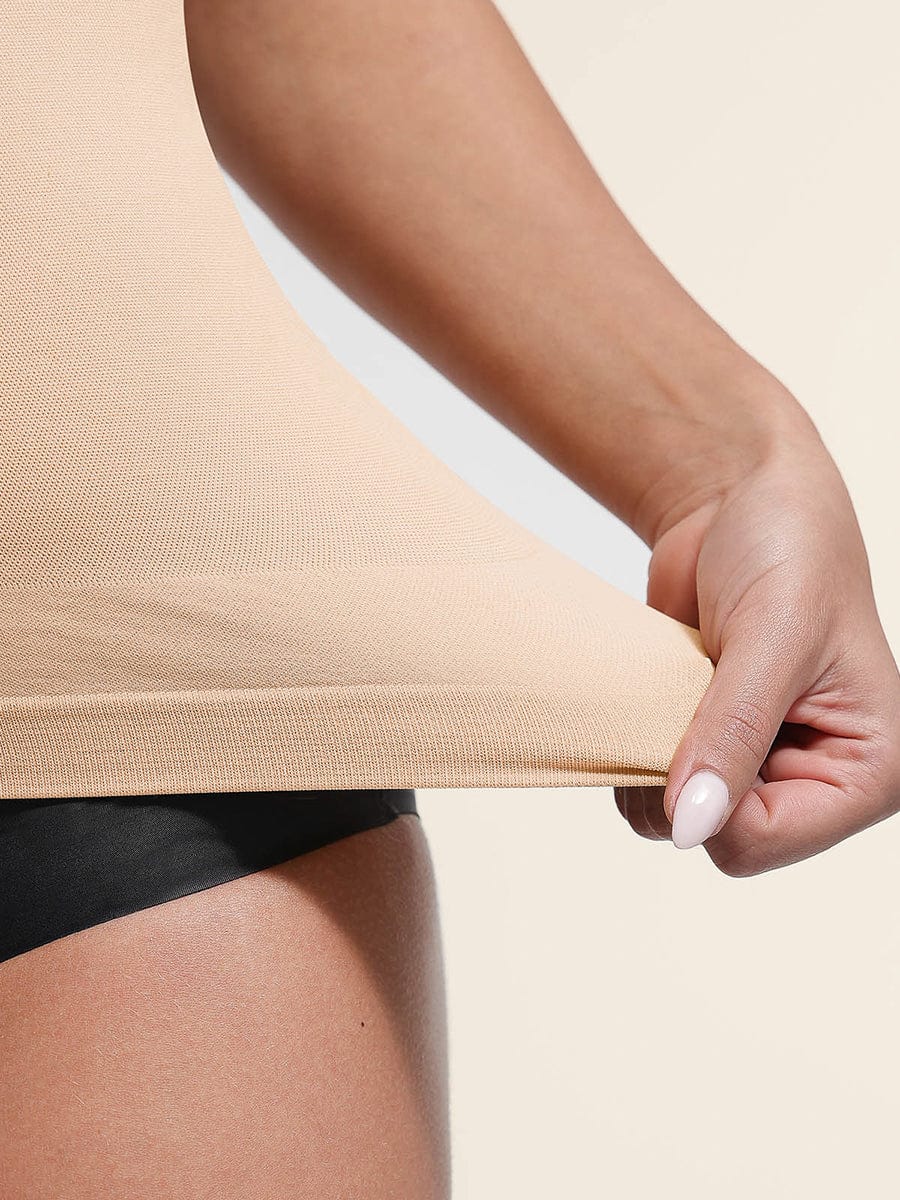 Wholesale Seamless Bust Support Waist & Abdomen Control Shape Tank Top.