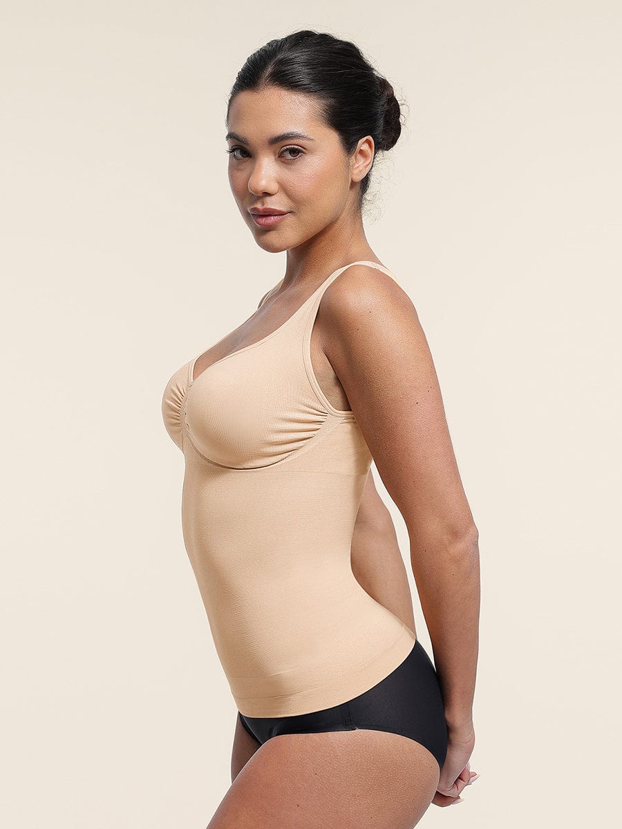 Wholesale Seamless Bust Support Waist & Abdomen Control Shape Tank Top.