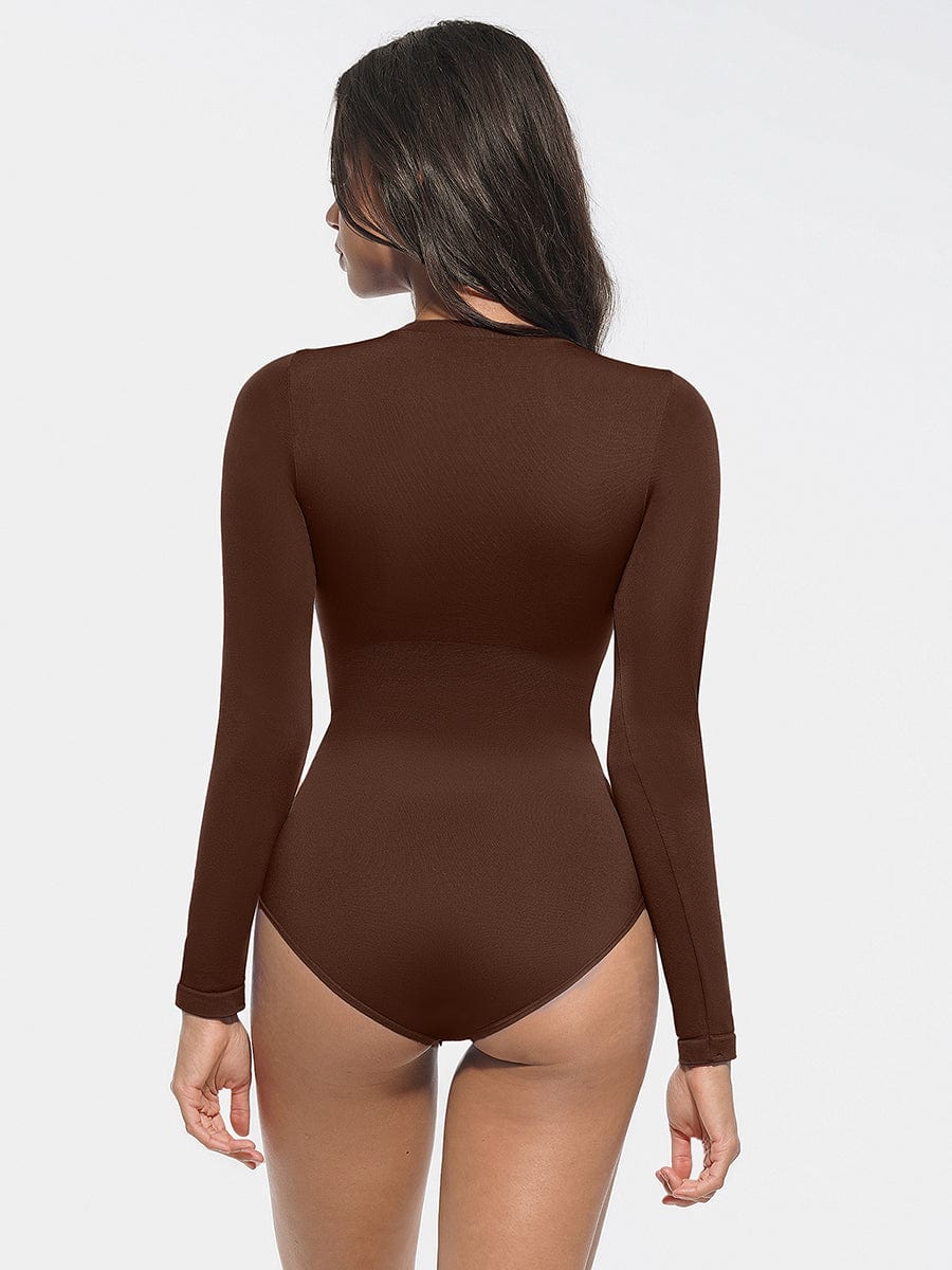 Wholesale Round Neck Waist and Snap Crotch Briefs Bodysuit.