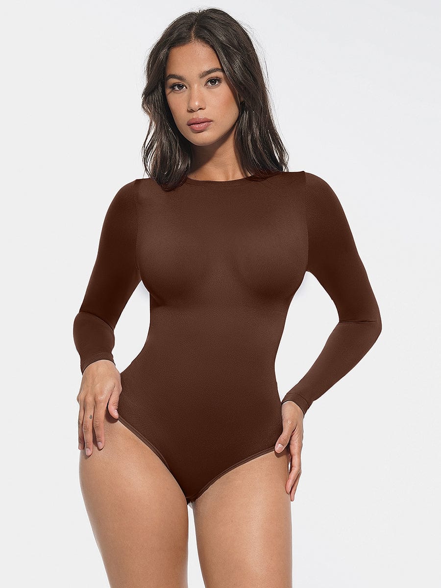 Wholesale Round Neck Waist and Snap Crotch Briefs Bodysuit.