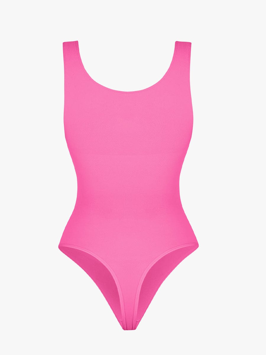 Wholesale Seamless Bust Support Waist and Abdomen Control Thong Bodysuit.