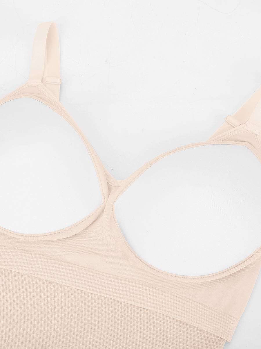 Wholesale Seamless Built-in Bra Waist and Tummy Control Thong Bodysuit.