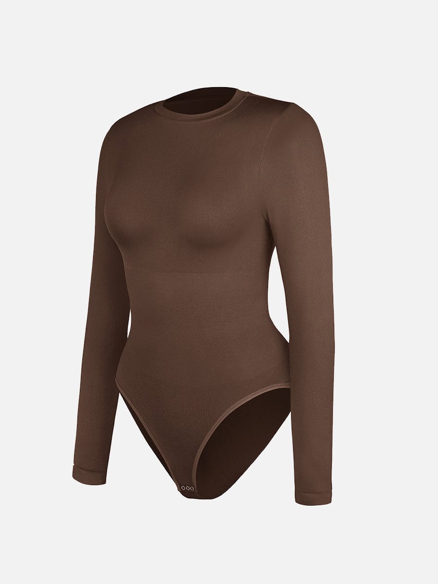 Wholesale Round Neck Waist and Snap Crotch Briefs Bodysuit.