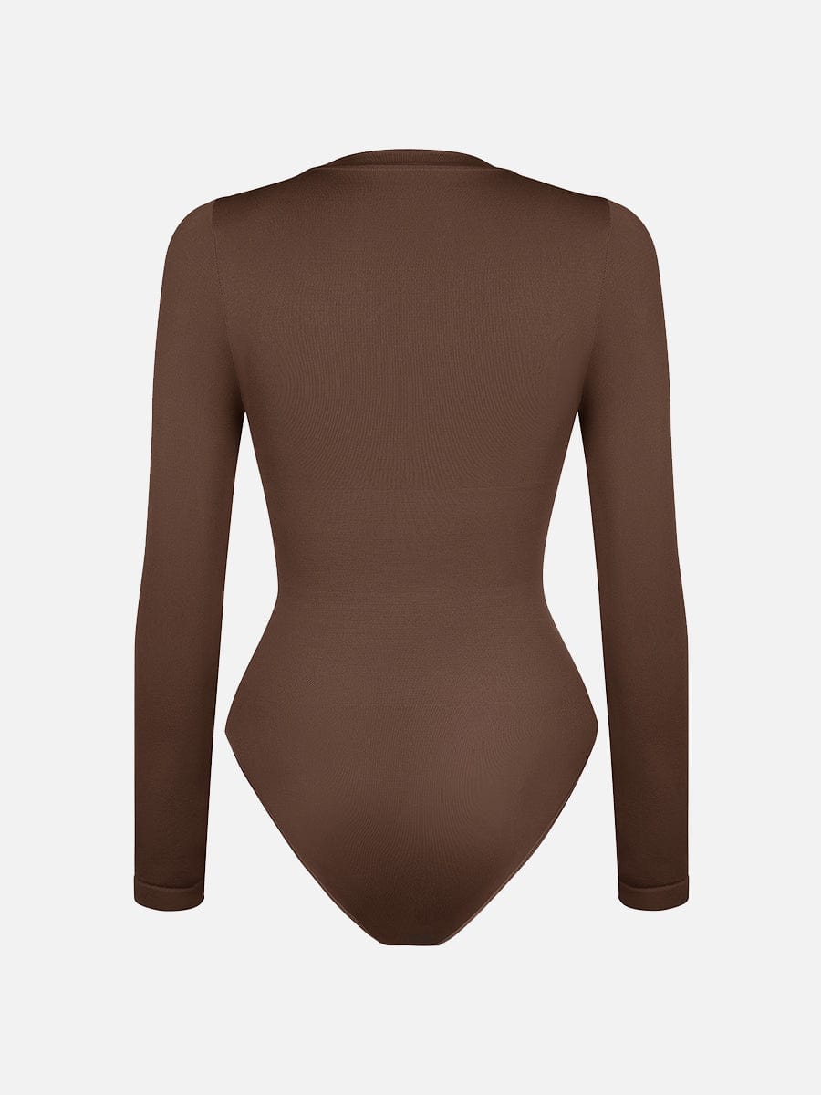 Wholesale Round Neck Waist and Snap Crotch Briefs Bodysuit.