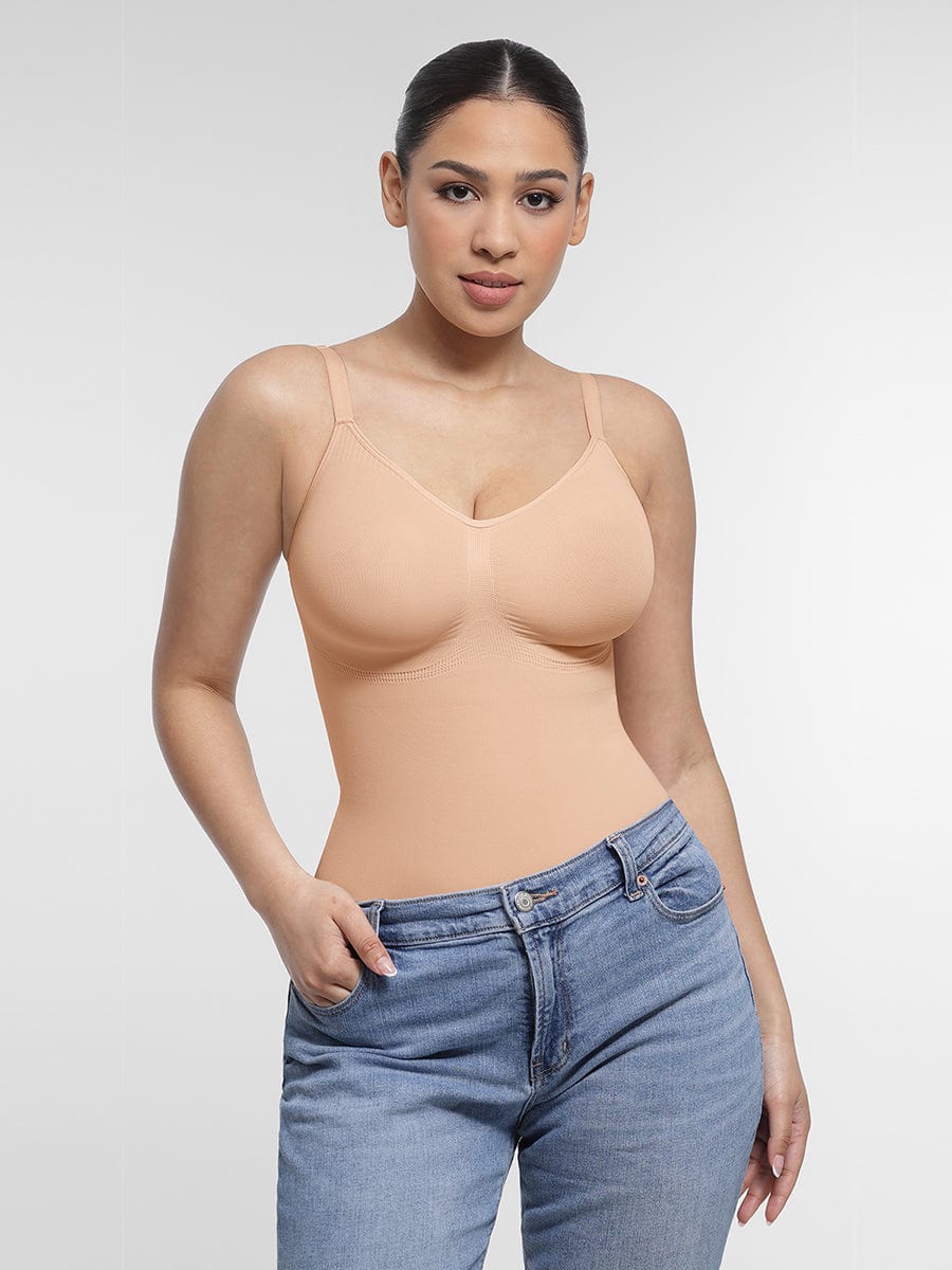 Wholesale Seamless Chest Support Waist Control Shapewear Bodysuit.