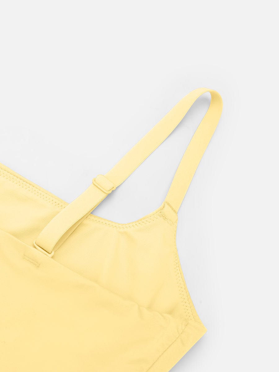 Wholesale Scoop Neck Tank Top with Light Shaping and Anti-Sheer Bust Lining.