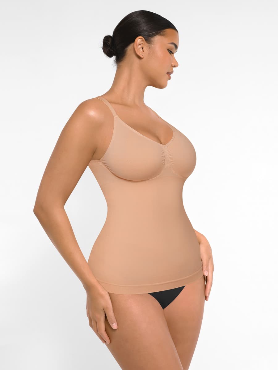 Wholesale Seamless Bust Support Waist and Abdomen Control Shape Tank Top.