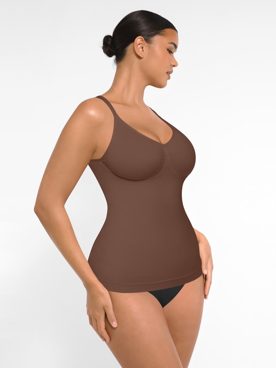 Wholesale Seamless Bust Support Waist and Abdomen Control Shape Tank Top.
