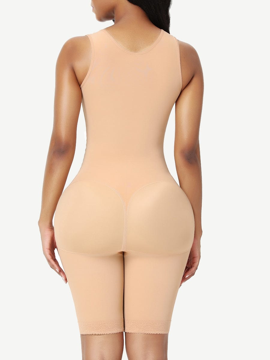 Wholesale Best Post Surgery Body Shaper Lace Open Crotch Flatten Tummy