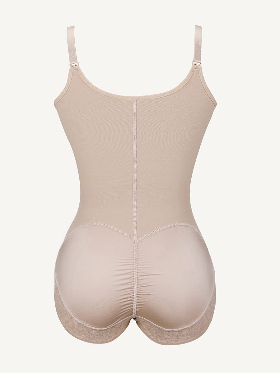 Wholesale U-shaped Bust Lifting Front Zipper Lace Shapewear.