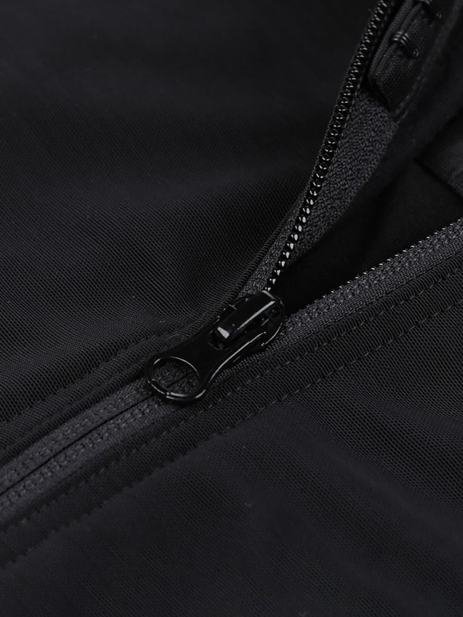 Wholesale Large Size Postoperative Full Body Shaper Front Zipper Smooth Abdomen
