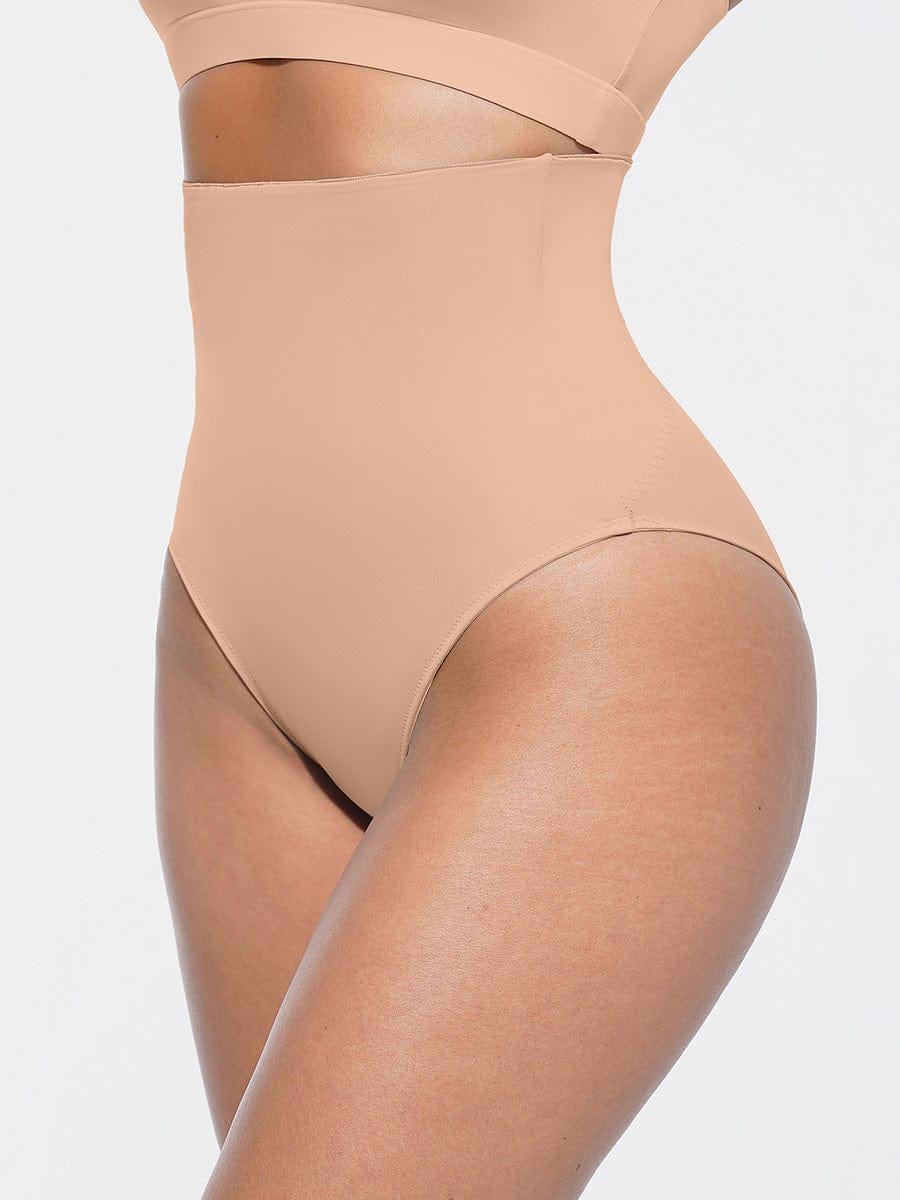 Wholesale High-Waist Antibacterial Shaping Panties with Stretch Elastic Band.