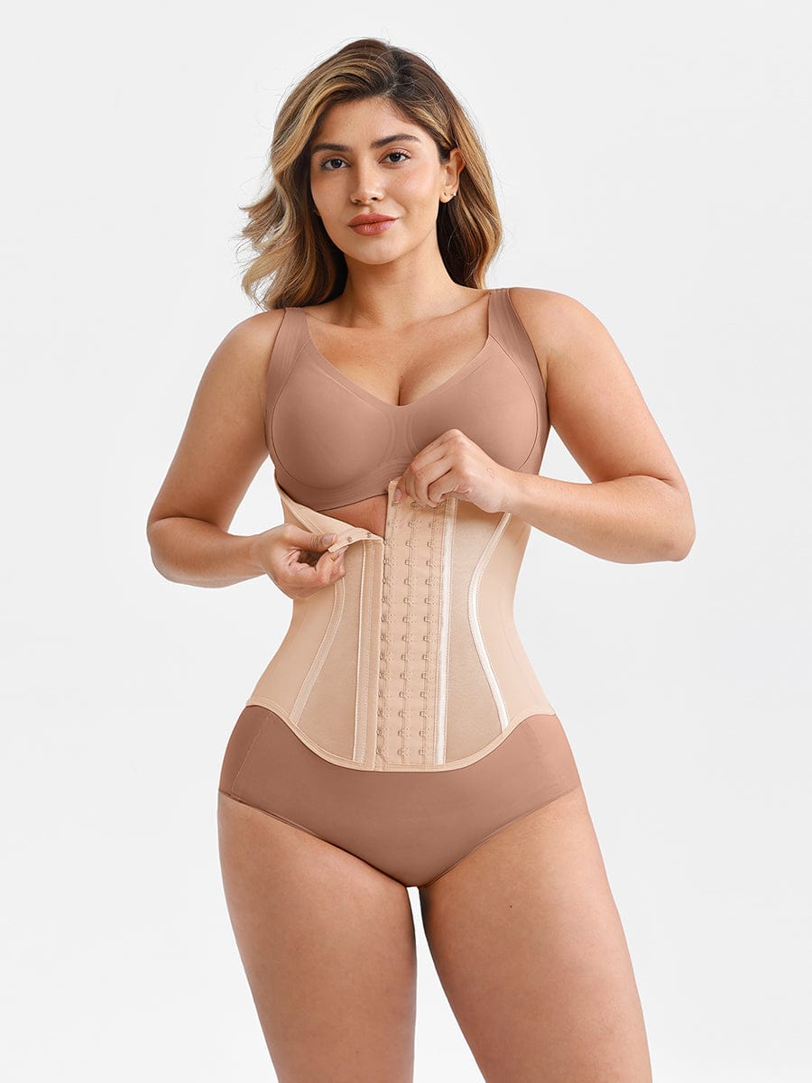 Wholesale High Compression S Curve Latex Waist Trainer with 11 Steel Bones.