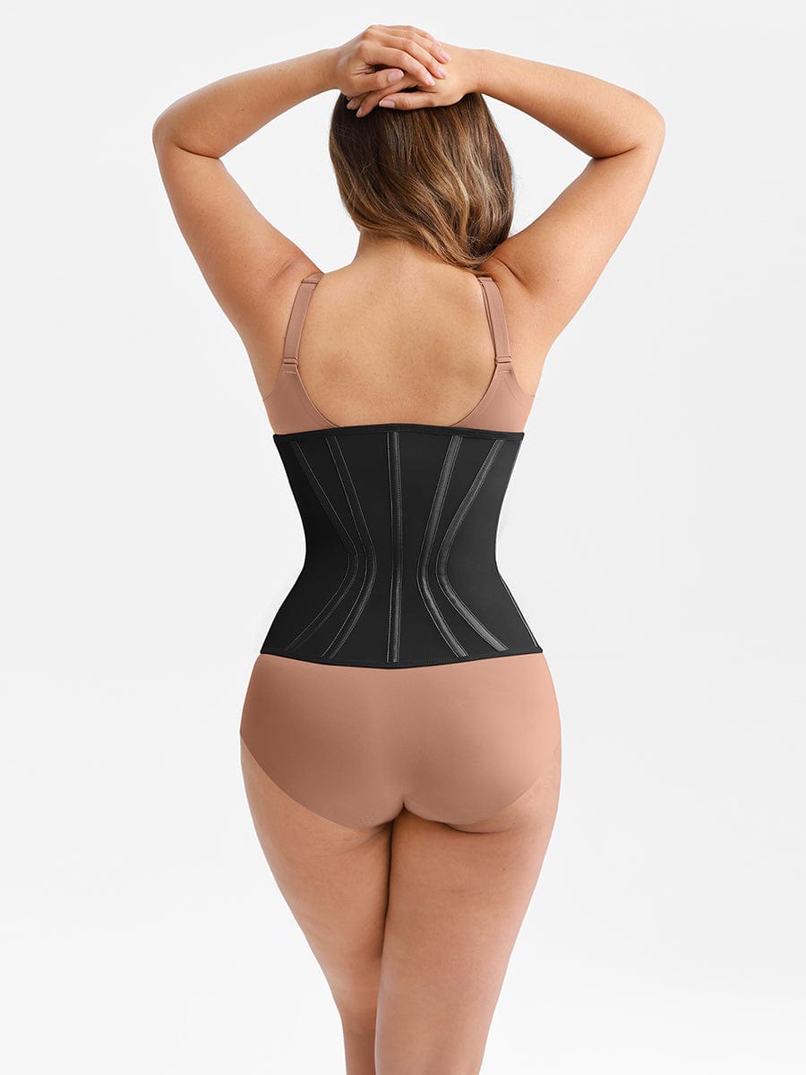 Wholesale High Compression S Curve Latex Waist Trainer with 11 Steel Bones.